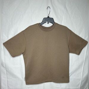 Saints Studio - Men's Honeycomb Brown Short Sleeve Tee‎